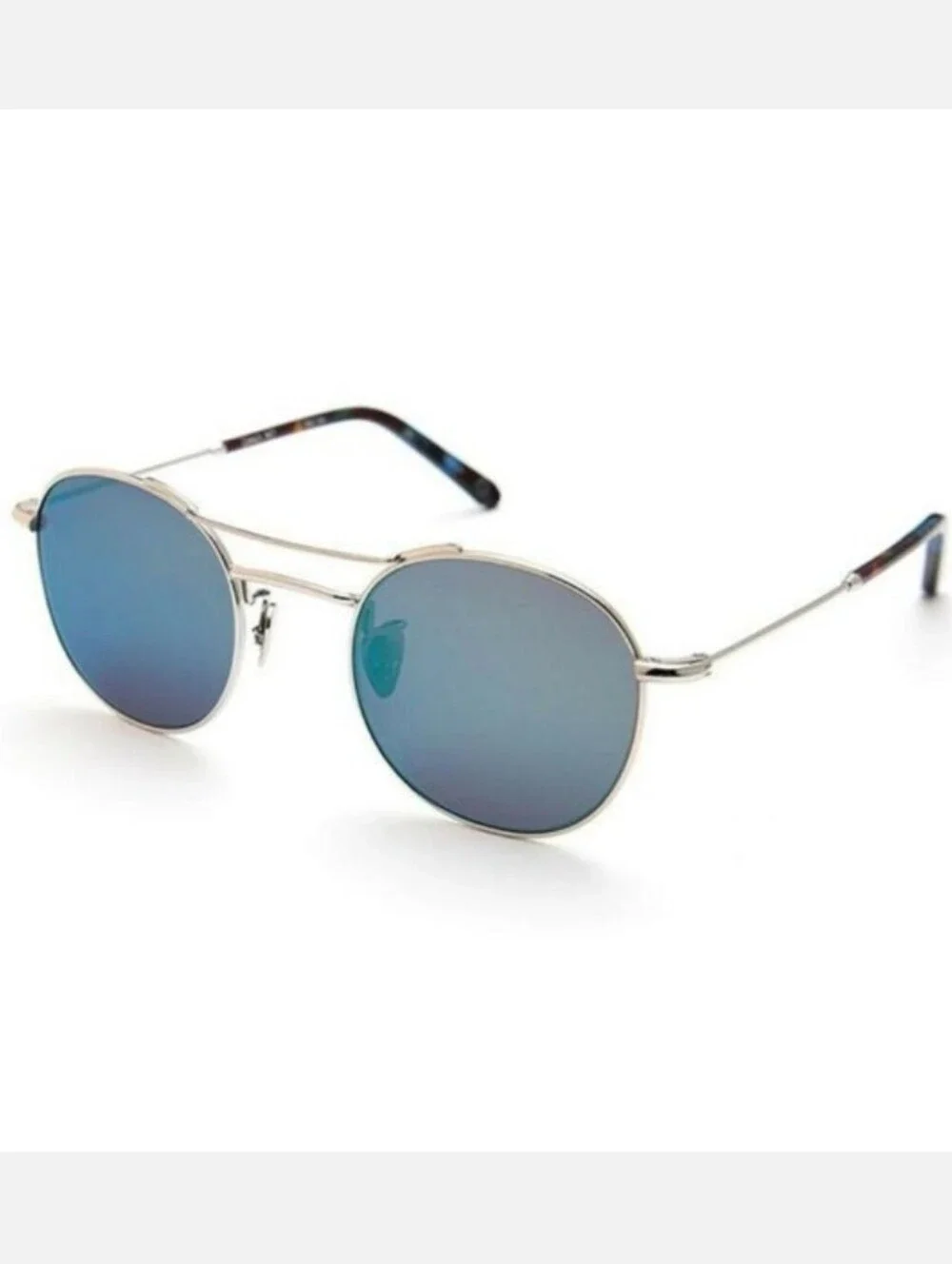 NWB Krewe Orleans Titanium Blue Steel Silver Mirror